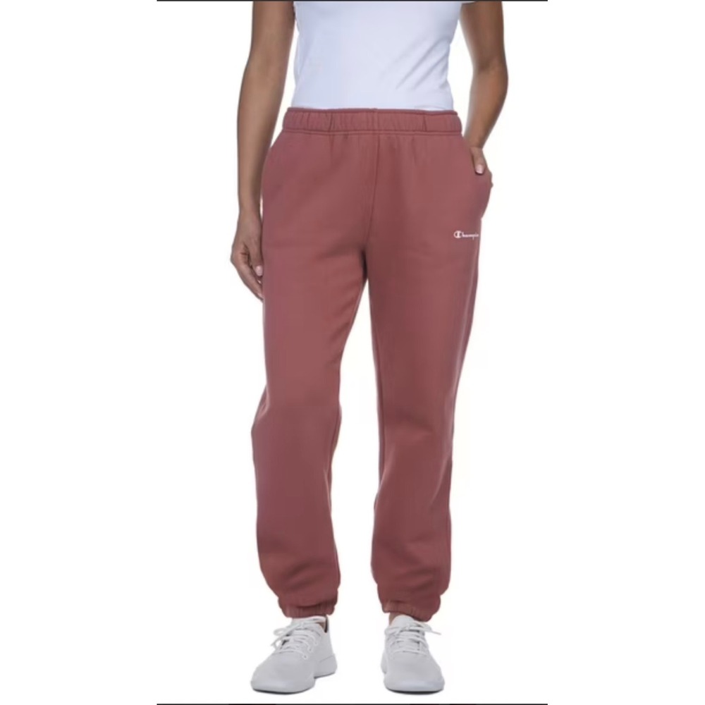 Champion Sandalwood Red Fleece Jogger Sweatpants Women XXL Sandalwood Red Active